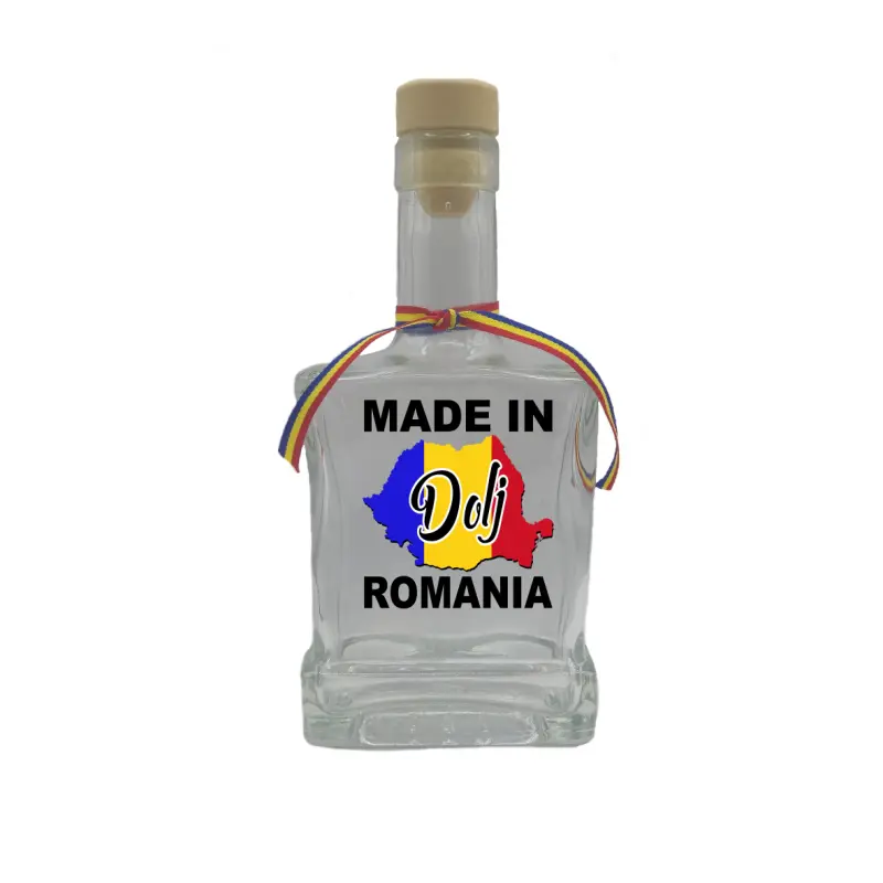 Made in dolj romania, sticla cu mesaj plata, 500 ml, model divgs179 06 19